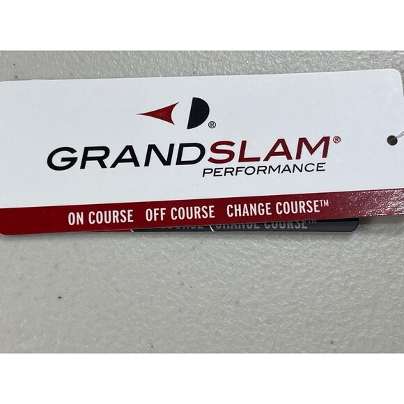 Grand Slam Performance Mens Coral Polo Shirt L 100% Polyester Breathable Fabric - Picture 11 of 12